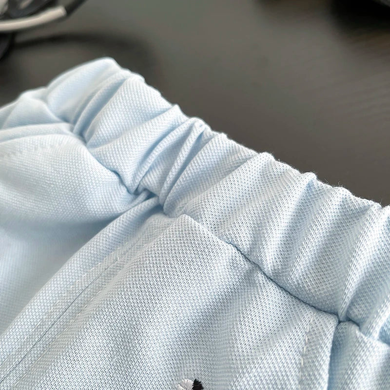 New Summer Fashion Baby Clothes Set Children Boys Solid Color Polo T-Shirt Shorts 2Pcs/Sets Kids Clothing Infant Outfits 1-5year