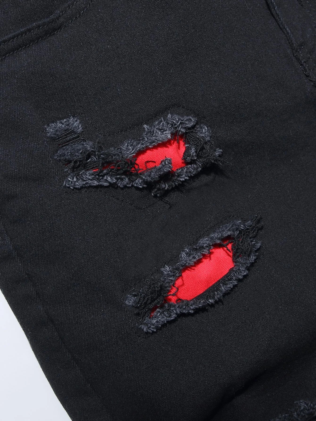Summer Slim Stretch Men Short Jeans Fashionable Retro Patchwork Denim Shorts Streetwear Cotton Cargo Shorts Male