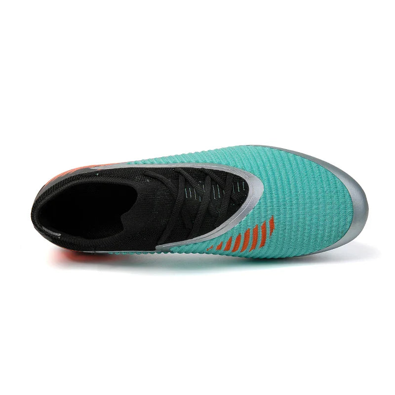 High Quality Mens Football Boots Boys FG/TF Training Studded Fast Soccer Cleats Pro Non Slip Football Shoes for Man 35-45