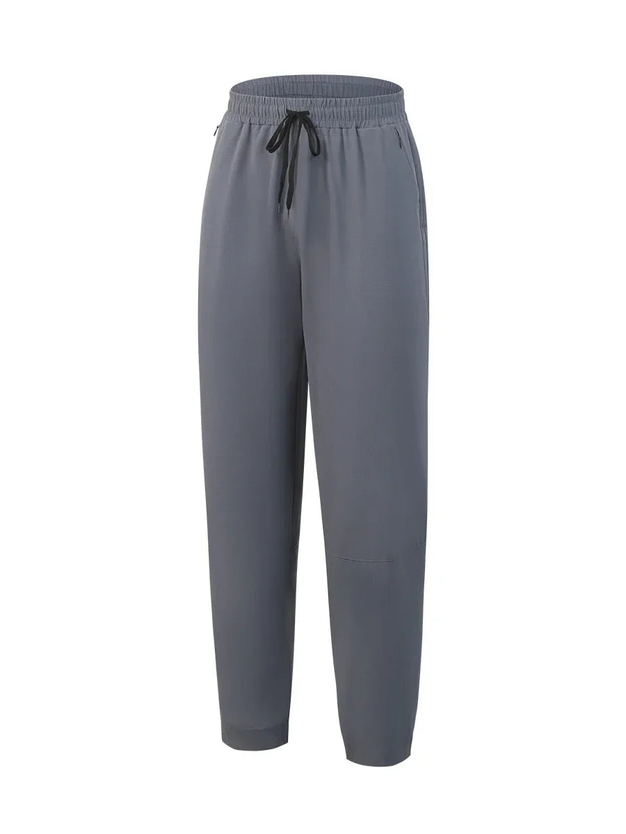 Autumn and winter new sports pants men, breathable casual fitness pants, outdoor running basketball fast dry pants