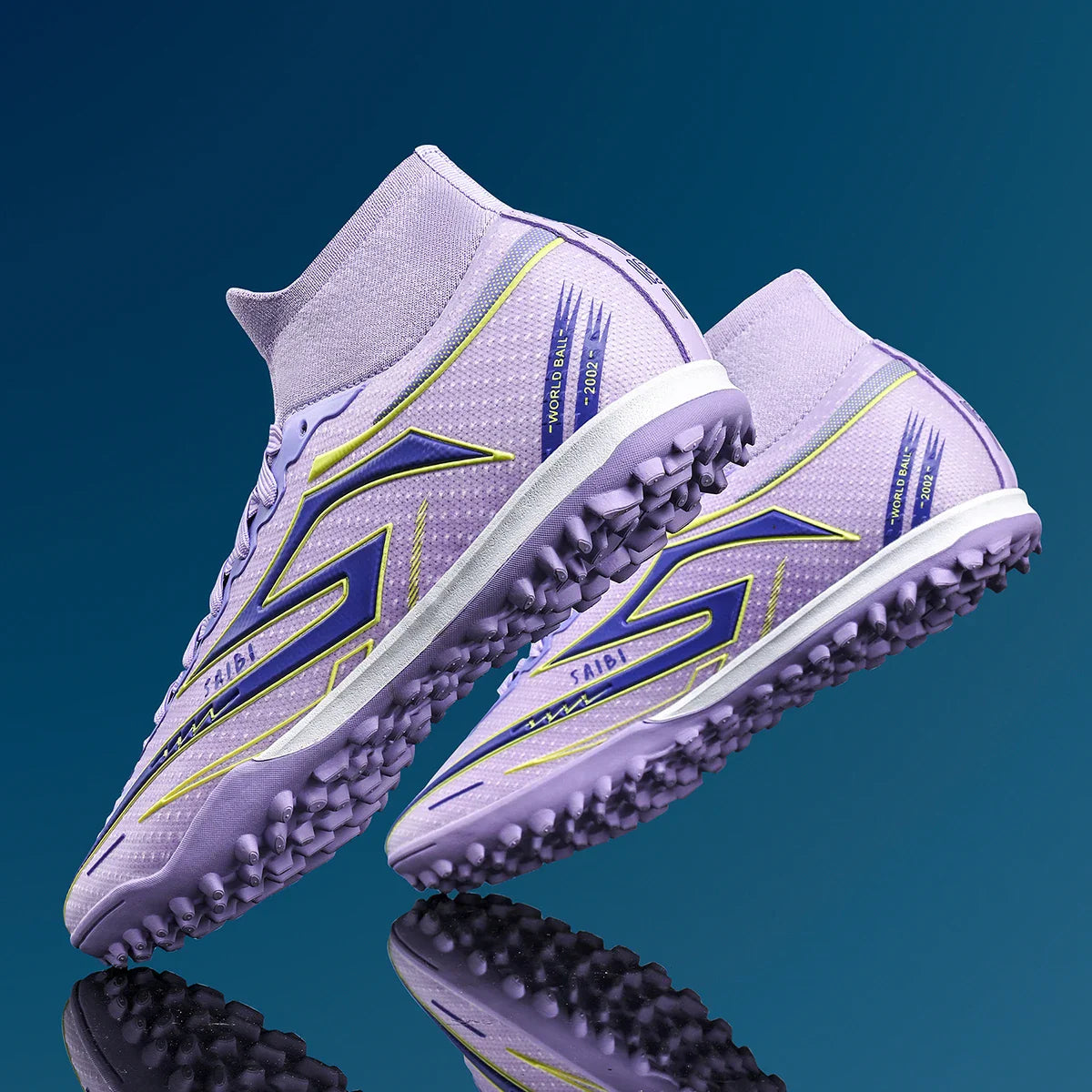 Kid Friendly TF Turf Soccer Boots Soft PU Fabric Rubber Non-slip Sole Abrasion Resistant For Campus Sports Activities