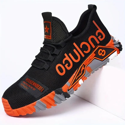 Protective Steel Toe Safety Shoes Men Anti-puncture Work Shoes Men Breathable Industrial Shoes Indestructible Work Safety Boots