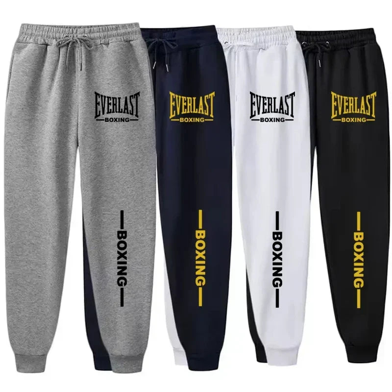 2025 Autumn Winter Printed Running Pants Men Women Outdoor Sports Fitness Pants Jogging Fleece Casual Sports Pants