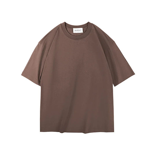 Women New Oversized T shirts Female 260 GSM White Casual Streetwear Tees Unisex Solid Korean Cool Tops for Young WT2560