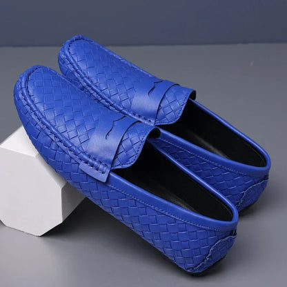 Loafers for Men 2024 New Handmade Moccasins Men Flats Casual PU Leather Shoes Luxury Comfy Mens Loafers Size 48