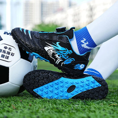 Children's Soccer Shoes TF Breathable Lightweight Major Training Shoes Boy Wear-resistant Sneakers Youth Match Kids Soccer Shoes