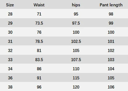 New Men's Light Business Micro Stretch Straight Fit Denim Pants Vintage Distressed All Season Wearable Long Pants
