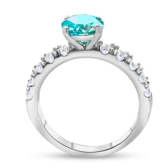 1.0 carat Simple Design Moissanite Ring with 4 Claw S925 Sterling Silver Women's Engagement Band Fashion fine Jewelry gift