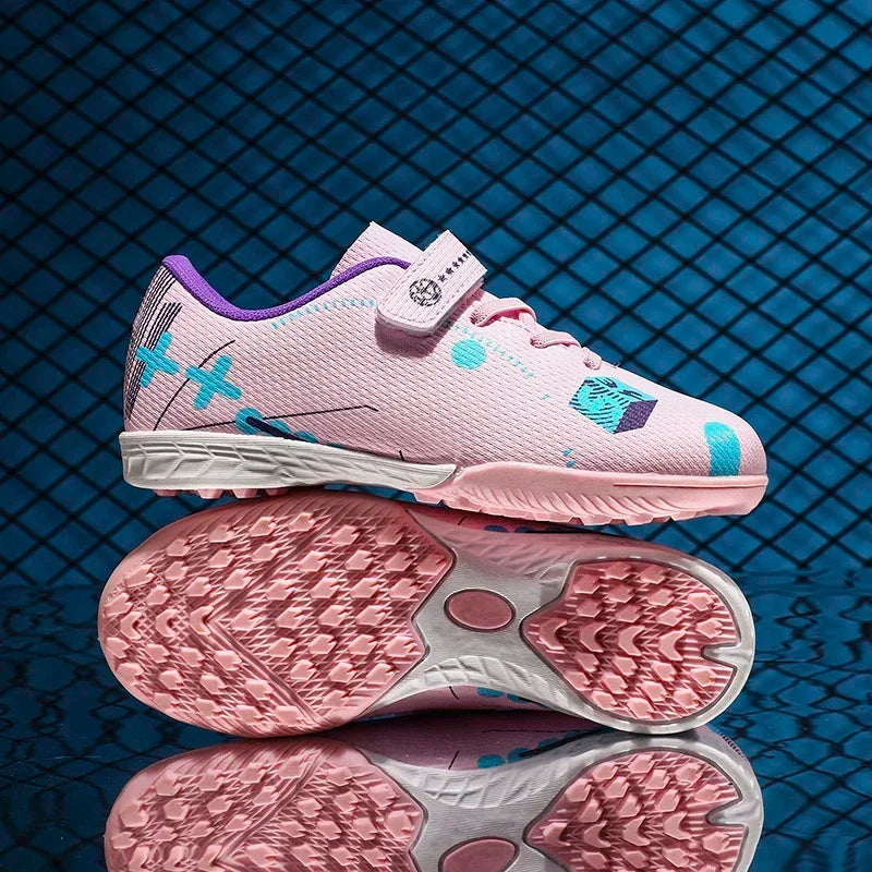 Soccer Shoes for Children Professional Original Kids Football Boots Society Kid Sneakers Indoor Football Trainers Youth Sports