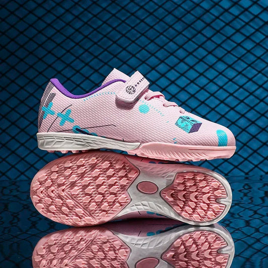 Soccer Shoes for Children Professional Original Kids Football Boots Society Kid Sneakers Indoor Football Trainers Youth Sports
