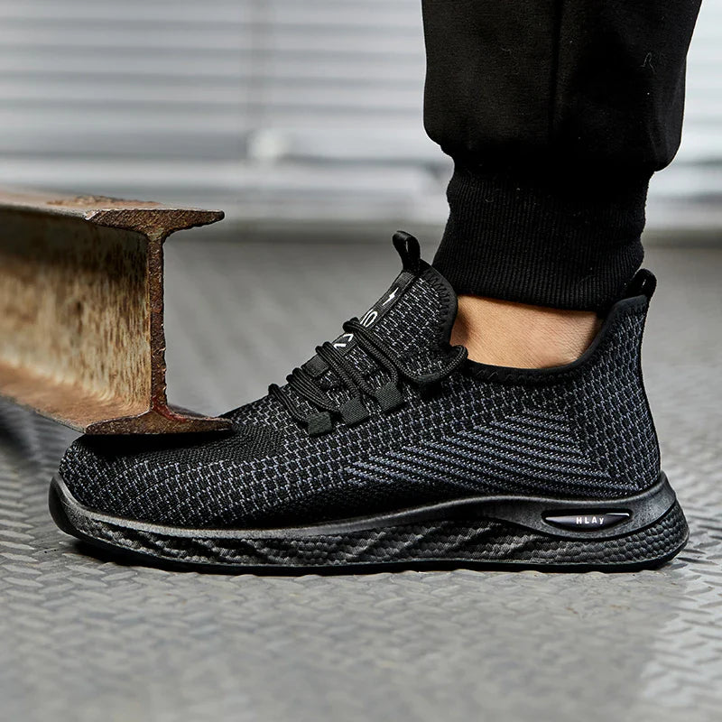 Men's safety shoes, breathable work sports shoes, puncture and smash resistant work boots, safety protective shoesTactical Boots