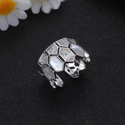 Luxury Dubai Bridal Jewelry Set For Women Wedding Party Shell Zirconia Jewelry Set Twisted Branch Design