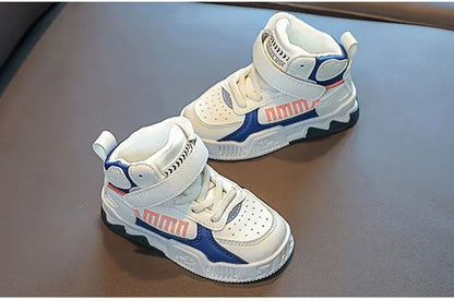 Children Fashion Soft-soled Anti-slippery Sneakers Kids Trend Fashion Basketball Shoes Boys Casual Sport Shoes Kids Tennis Shoes