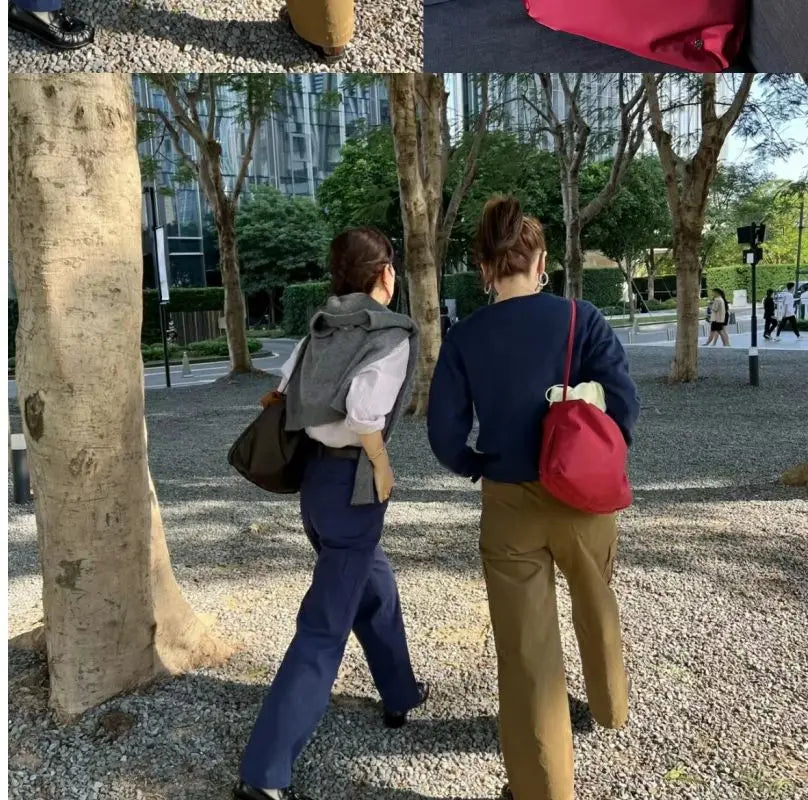 Women Bags 2025 New Nylon Korean Fashion Spring Cloud Shaped Shoulder Bag Handbag High-Capacity