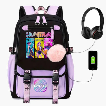 Backpack Cartoon Rucksack Girls School Bag High Capacity Women Backpack