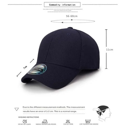 Spring summer High Quality Baseball Cap Man women Fitted Closed Full Cap Outdoor Breathable Sports Sun Trucker Hat Gorras Hombre