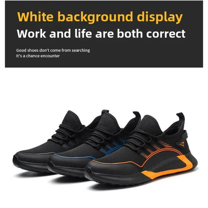 Labor Protection Shoes for Men and Women  Anti Smashing  Anti Piercing  Breathable and Lightweight