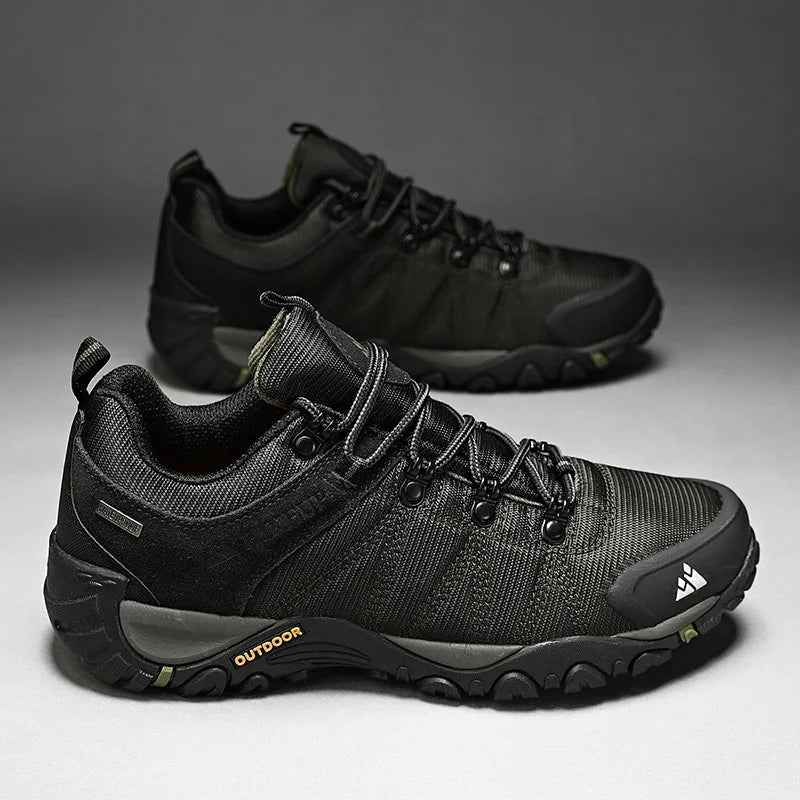 Non-slip Men Hiking Shoes Breathable Outdoor Wear Resistant Splashproof Climbing Men Sneaker Tourism Mountain Shoes