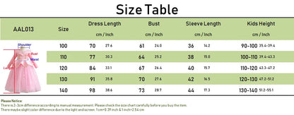 Halloween Costumes Kids Pink Girls Party Dresses Girl Aurora Princess Gown Sleeping Beauty Cosplay Costume Fantasy Disguise Sets