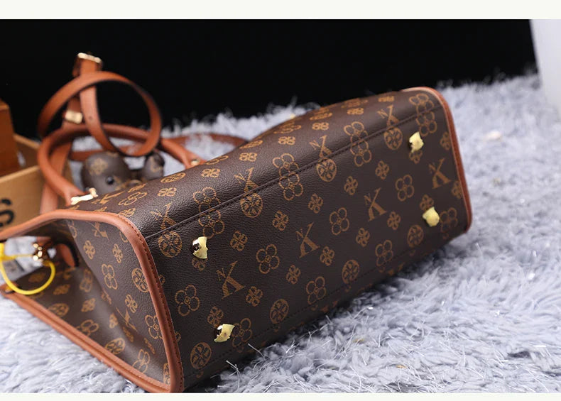 Light luxury brand women's bag 2025 new fashionable and versatile single shoulder crossbody high-end handbag with large capacity