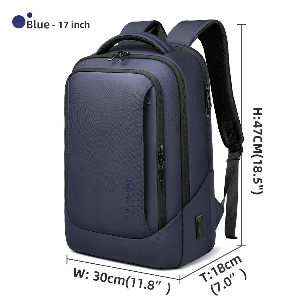 Multifunctional Men's Backpack 15.6" Laptop Backpack Waterproof Large Capacity Work Travel Backpack with USB Port