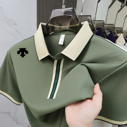 Luxury fashion brand summer designer new exquisite embroidered polo shirt personalized men's comfortable breathable short sleeve