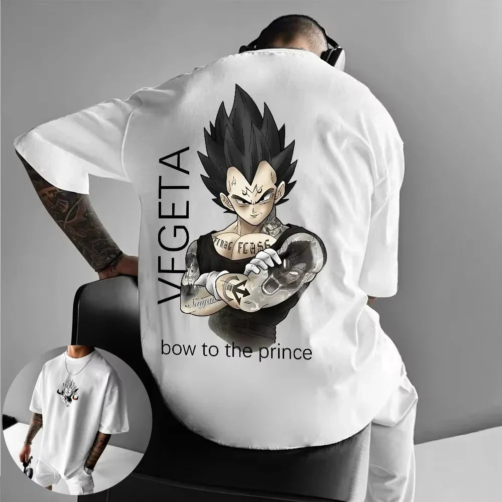T-Shirt Summer New Men's Street Hip Hop Loose Casual American Trend Short Sleeve Top