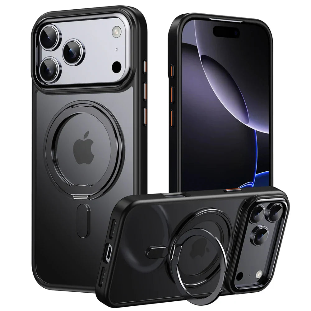 Magnetic Case for iPhone 17 Pro Max Case for iPhone 17 Air  17pro Macsafe Case Shockproof and Dropproof Hard Acrylic Case