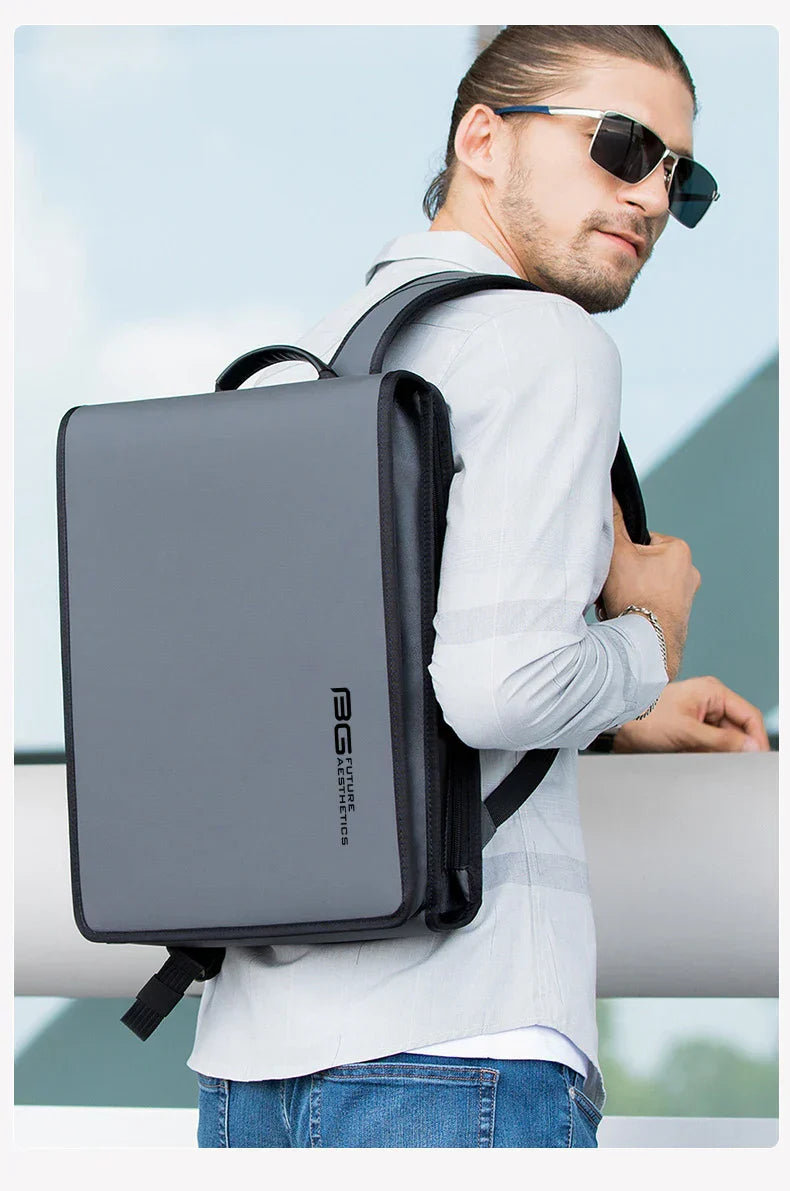 New Design Men Backpack Waterproof Fits for 14.1 inch Laptop Bag Teenager Travel Bag School Bag City Business Backpack Man