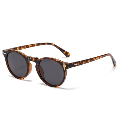 Retro Round Sunglasses Men Women Fashion Small Polarized Sun Glasses For Male Female Literary Vintage Shades Driving Eyeglasses