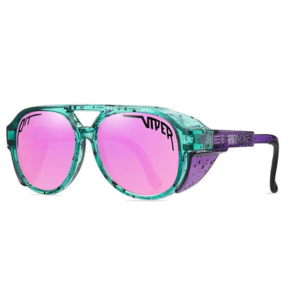 Viper Cycling Sunglasses Adult UV400 Men Women Designer Steam Punk Eyewear Vintage Sun Glasses Retro Goggles
