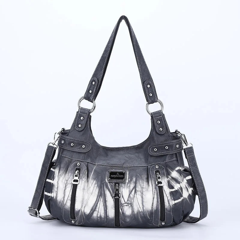 Winter Fashion Shoulder Bag for Women Soft PU Crossbody Handbg Large Capacity Messenger Bag Hobos Big Purse