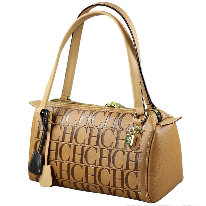 Bolsa Bucket Feminina CH Niche Brand Novo Design de Letras com Grande Capacidade 2025 Nova Bolsa Clássica Feminina