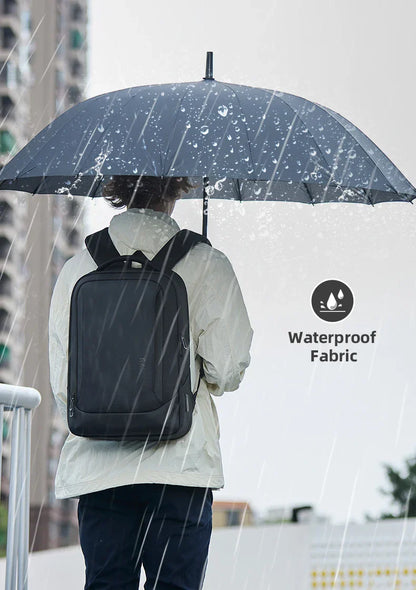 Multifunctional Men's Backpack 15.6" Laptop Backpack Waterproof Large Capacity Work Travel Backpack with USB Port
