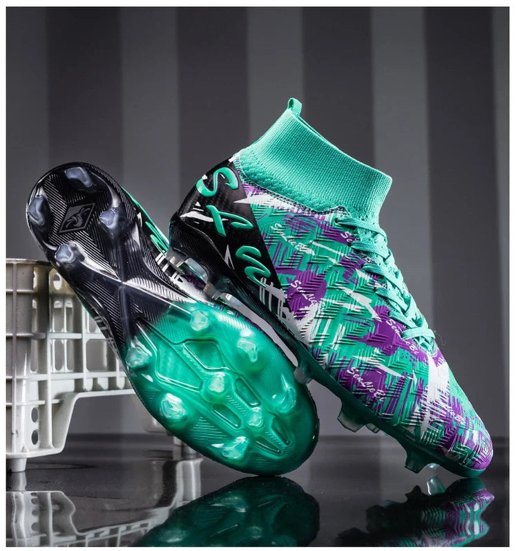 Professional Football Boots Men Soccer Shoes Society Football Cleats FG Lightweight Training Soccer Sneakers Outdoor Sports Shoe