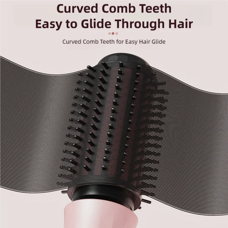 New Automatic Volumizing Hot Air Brush Professional Styling Tool Multifunctional Heated Curling and Straightening Comb