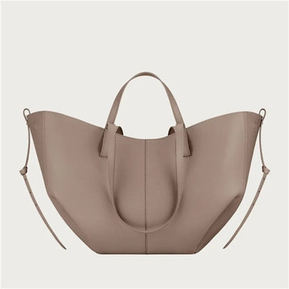 Nouveau sac fourre-tout en cuir de grande taille pour femmesNiche féminine sac à main ailes de grande capacité sac à bandoulière