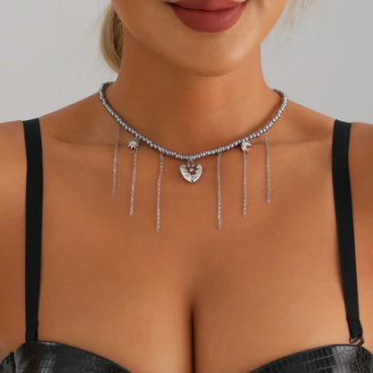 Versatile Beaded Tassels Necklace Adjustable Length Neckchain for Party Wear Fashion Jewelry Accessories Gift