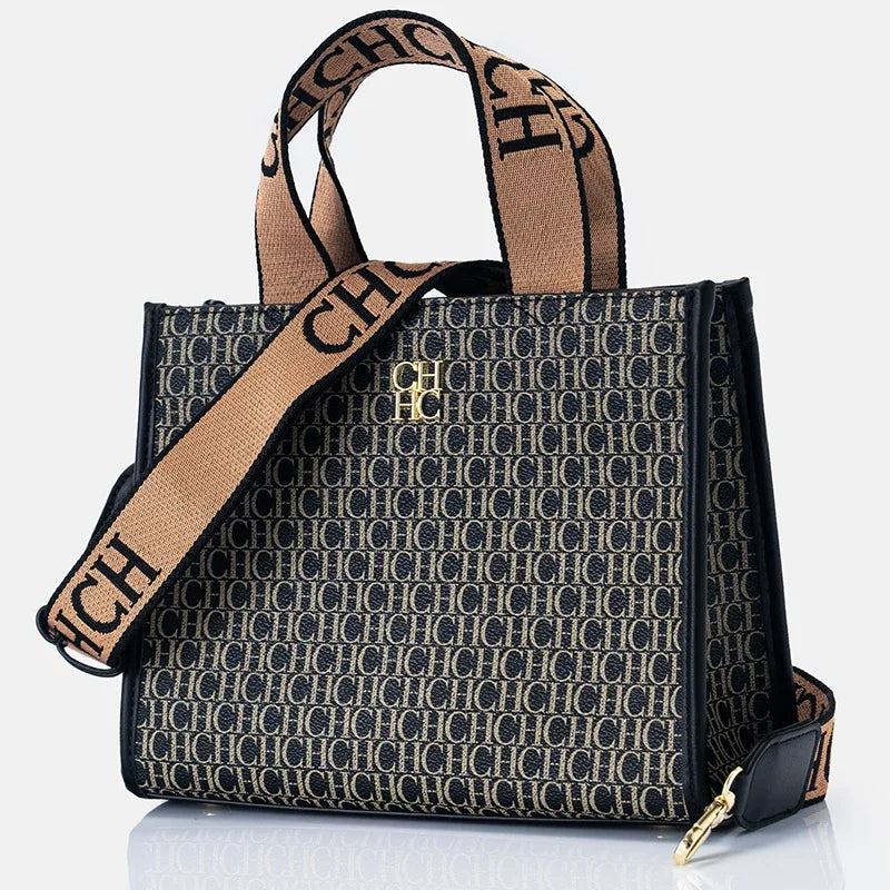 Fashion Monogram Print High Quality Metal Logo Casual Light Luxury Brand Designer 2025 New Women's Handbag