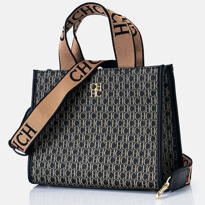 Fashion Monogram Print High Quality Metal Logo Casual Light Luxury Brand Designer 2025 New Women's Handbag