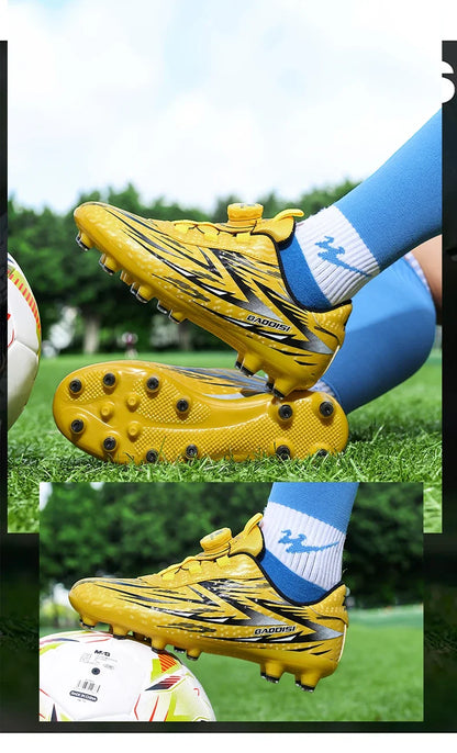 New Kids Society Cleats Soccer Shoes Professional Football Boots Boys Indoor Football Field Boots Original Sneaker Children Fast