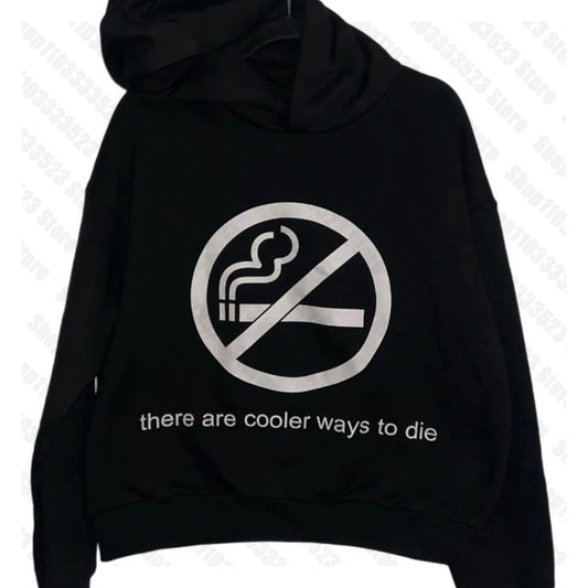 Aesthetic Y2k style Hoodies Punk Emo girl  Print Hoodies Winter Casual Sweatshirt Hoodie Gothic Vintage Printing Hoodie 2000s