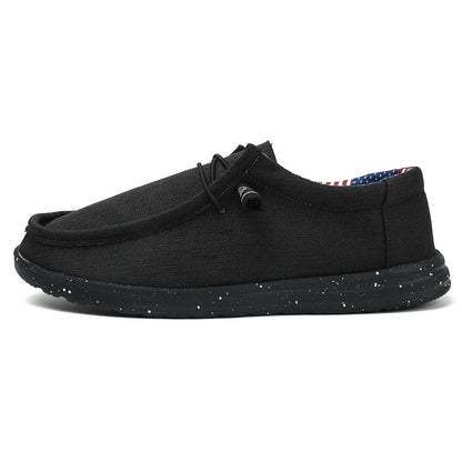 Plus Size Men's Solid Color Breathable Slip On Classic Loafer Shoes Comfy Casual Durable Lightweight Walking Shoes