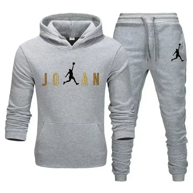 Winter hoodie set, pants, casual jogging clothes, sportswear, sportswear