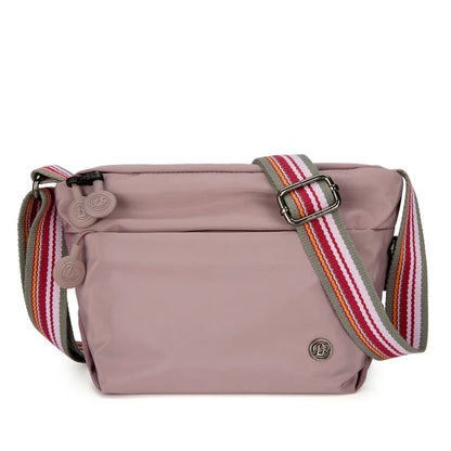Ultra-light Nylon Crossbody Bag for Women Adjustable Wide Strap Lightweight Women's Bag Zipper Closure Stylish Messenger Bag