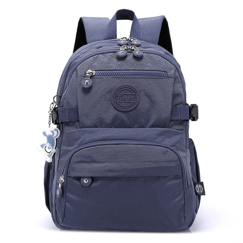 Large Nylon Waterproof Backpack Travel Rucksack for Women School Bags Mochilas Mujer Kids Girls 2026