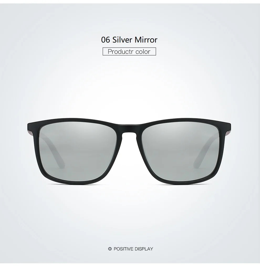 Luxury Square Vintage Polarized Sunglasses For Men Women Fashion Travel Driving  Sun Glasses Male TR90 Eyewear UV400