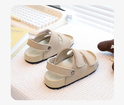 Boy's And Girls' 2026 Summer New  Casual Thick Sole Slides Forest Style Two-Way Sandals