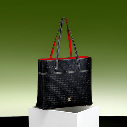 Fashionable Classic Retro Solid Color Women's Bag Large Capacity PVC Material Women's New Single Shoulder Handbag