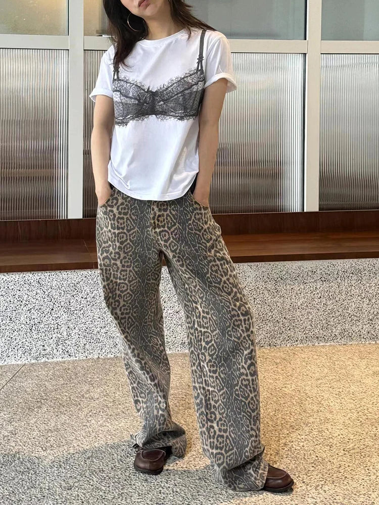 Women Baggy High Waist Y2k Streetwear Hip Hop Wide Leg Pants